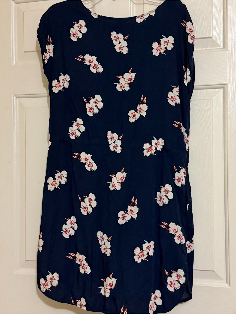 Patagonia June Lake Dress Navy Mariposa Lily Women's Size Medium M